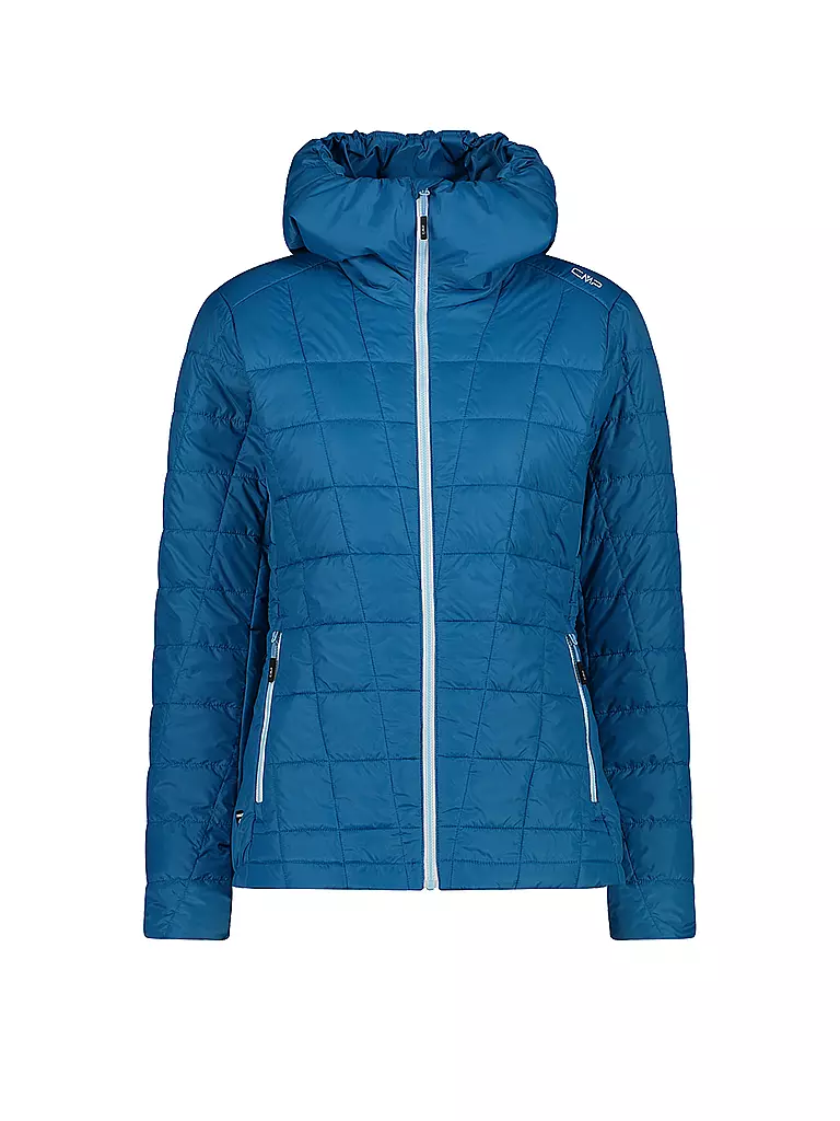 CMP Damen Touren Isojacke Primaloft Hoodie petrol